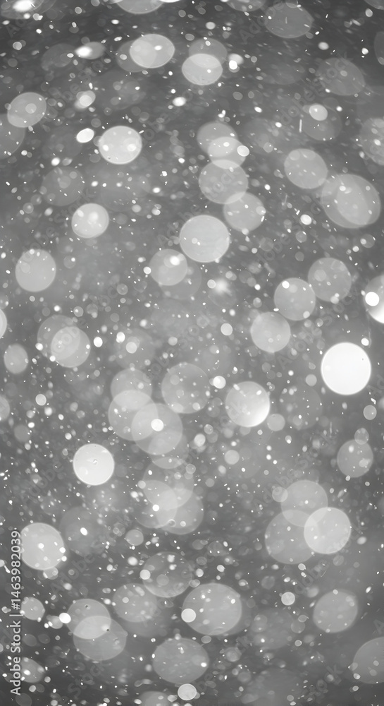 Aufkleber monochrome bokeh lights abstract festive background with soft blur