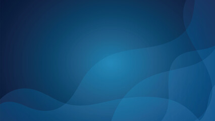 Abstract Dark Blue Wave Background