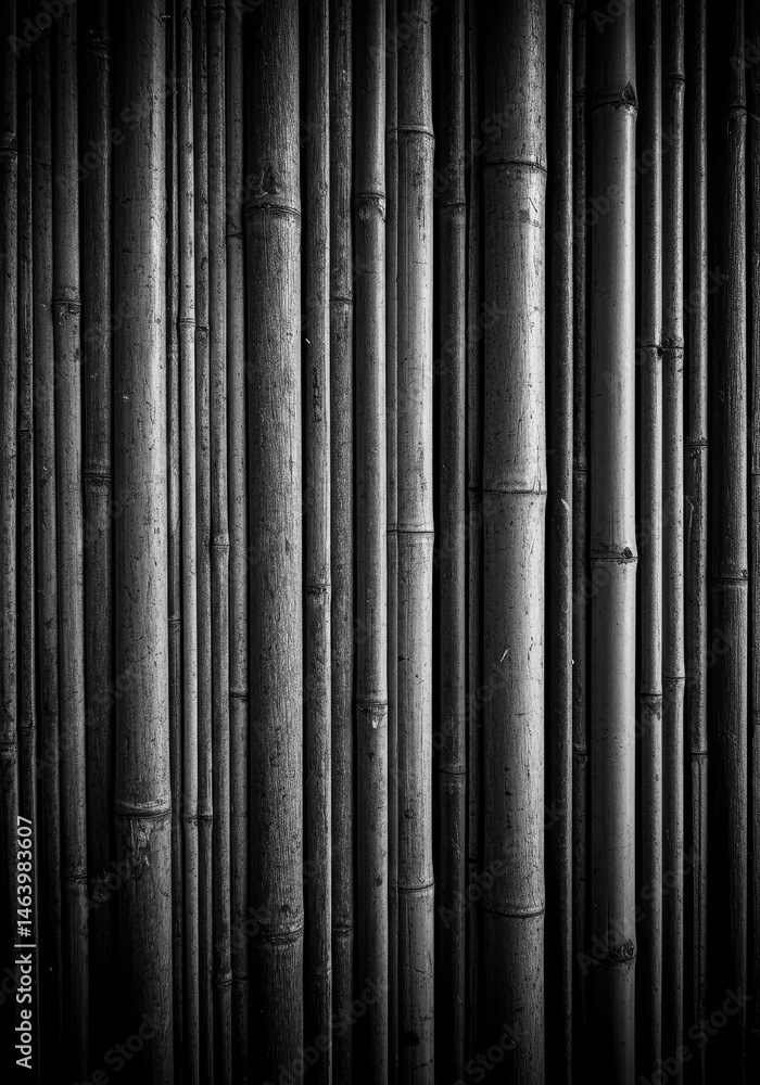 Poster monochrome vertical lines texture in black and white abstract pattern
