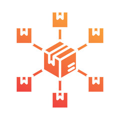 Obraz premium Distribution Icon