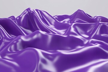 Obraz premium Purple Fabric Texture With Draped Waves