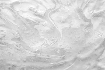 Transparent clear liquid serum gel cosmetic texture background