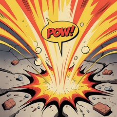 comic book explosion