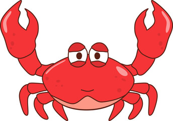 Cute Crab Illustration