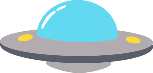 UFO Flying Illustration