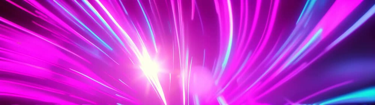 Neon color linea animation 