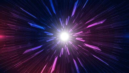 Vector Abstract futuristic high speed, Illustration high digital technology blue color