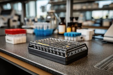 Microplate on Laboratory Bench