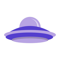 UFO Flat Illustration