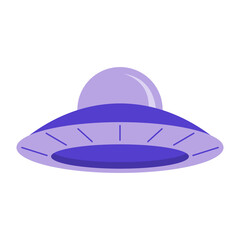 UFO Flat Illustration