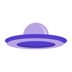 UFO Flat Illustration