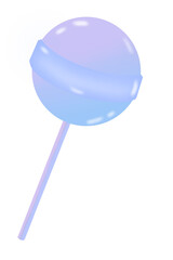 lollipop isolated on white