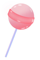 lollipop isolated on white background