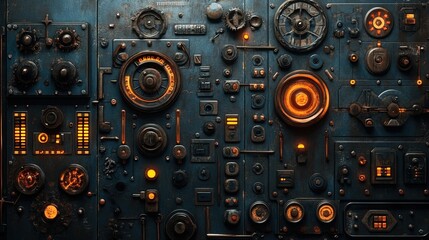 Fototapeta premium Futuristic Control Panel