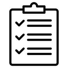 Task management icon in vector illustration