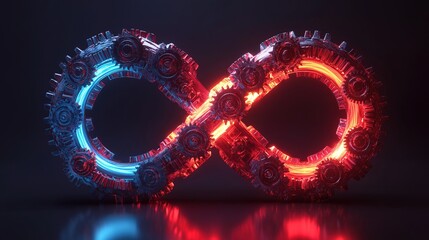 Futuristic Gearwork Infinity