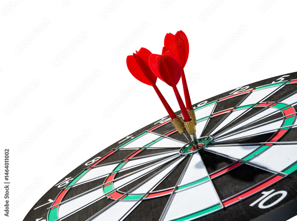 Aufkleber dart on target element