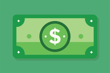 Bags of money or cash savings flat vector icon for financial apps and websites