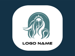 Elegant Woman Silhouette Logo