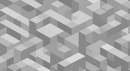 Abstract Grey Isometric Geometric Pattern Texture
