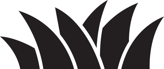 Grass Vector Icon Stock Illustration