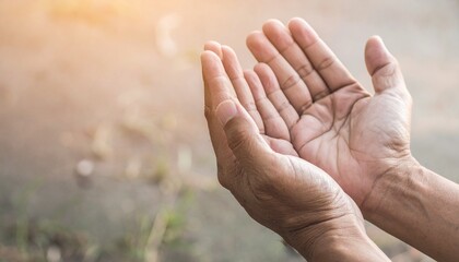 hands of old woman