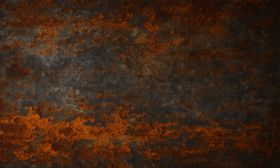 AI Generated Rusty Metal Texture &ndash; Industrial Grunge Background