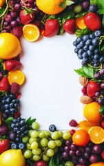Colorful fruit border (2)