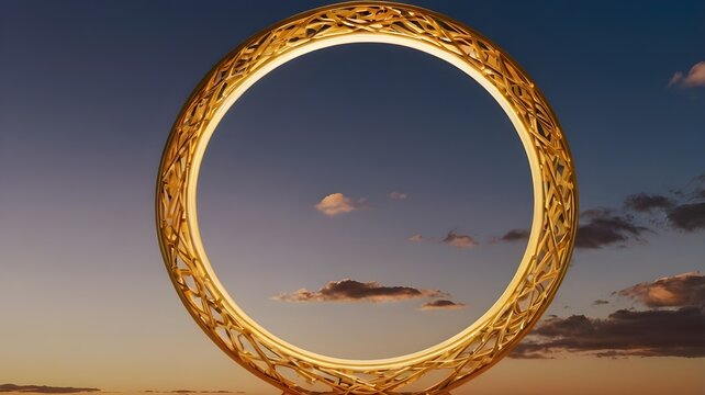 ferris wheel at sunset - Powered by Adobe