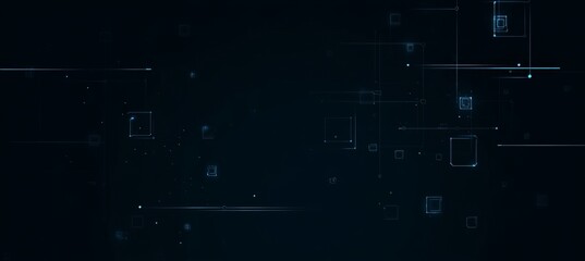 Abstract Digital Background with Geometric Shapes