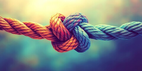 Colorful Knotted Ropes Image