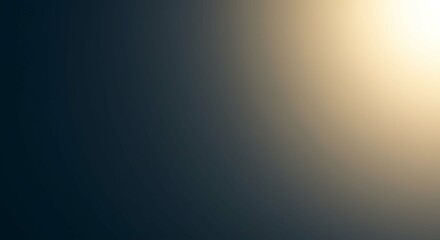 Obraz premium Abstract Gradient Background Dark Blue to Golden Yellow Smooth Transition Soft Light Effect