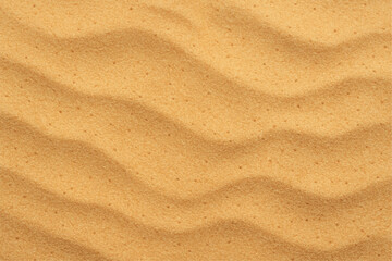 Golden Sand Texture with Wave Pattern Background