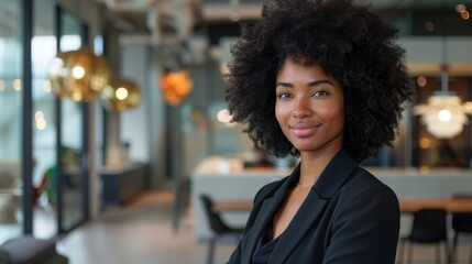 The confident businesswoman