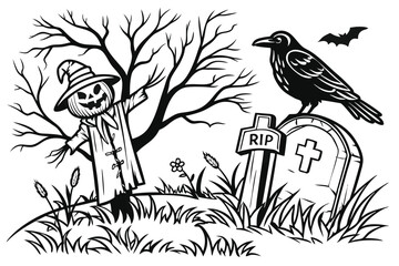 69 Vintage illustration collection, black and white sketches, jar with fish, farm tractor, cute cat, steampunk clock, sailor portrait, medieval knight on horseback, retro microphone, dancing figure, p