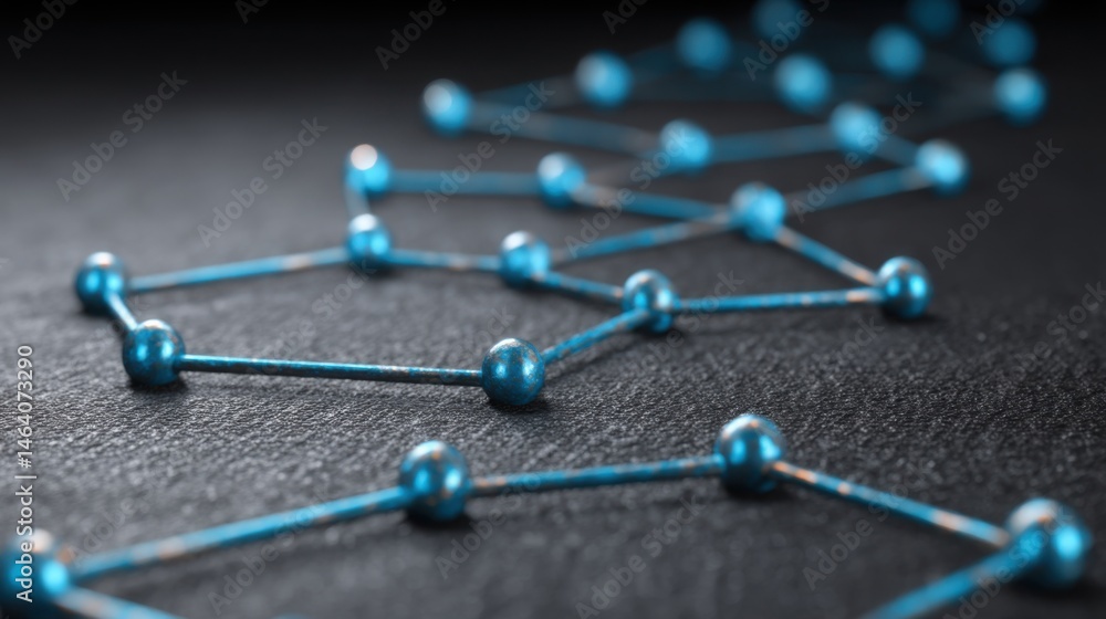 Poster ai-led strategic path icon representing concept of logic-first growth planning and innovative busine