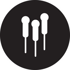 acupuncture glyph icon