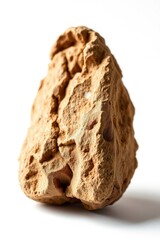 Examining Sandstone Rock Formation Up Close with Textured Surface Detail