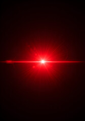 Red Light Abstract Background Illustration Showing Dynamic Energy