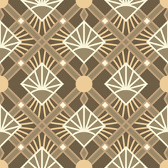 Art Deco Seamless Pattern Illustration