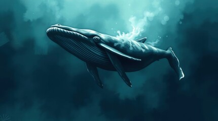 Naklejka premium A blurred hotel bedroom features soft lighting, a plush bed, and ambient warmth in a luxury space