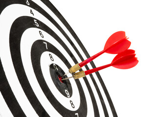two arrows on target element