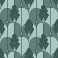Art Deco Seamless Pattern Illustration