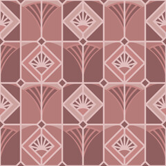 Art Deco Seamless Pattern Illustration