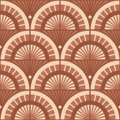 Art Deco Seamless Pattern Illustration