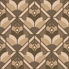 Art Deco Seamless Pattern Illustration