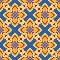 pattern batik flower damask ethnic boho ikat texture tribal geometric background
