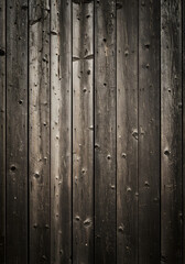 Fototapeta premium Rustic Aged Wood Texture Background with Grain Timber and Dark Panel
