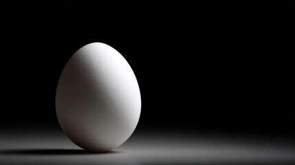 egg on a gray background
