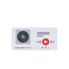 Music UI Illustration
